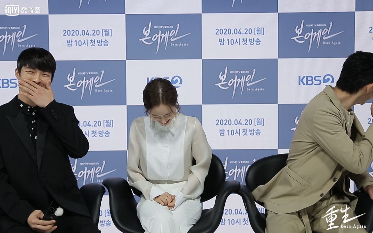 ▲張基龍（左）跟李洙赫（右）感情「太閃」，讓陳世娫嫉妒。（圖／愛奇藝台灣站）