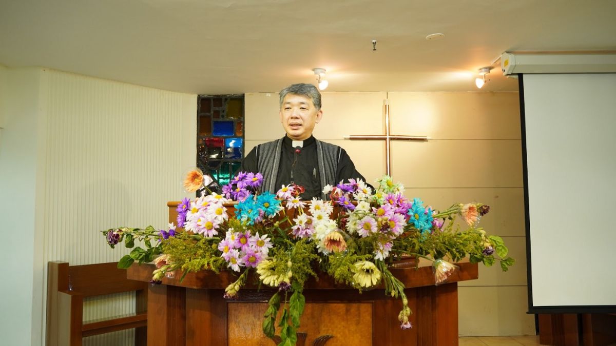 ▲陳思豪以牧師身分公開表示挺同。（圖／攝影　夏荷婷）