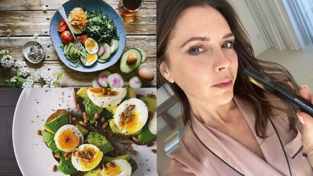  ▲維多莉亞貝克漢愛吃酪梨和鮭魚。（圖／翻攝自IG@victoriabeckham）