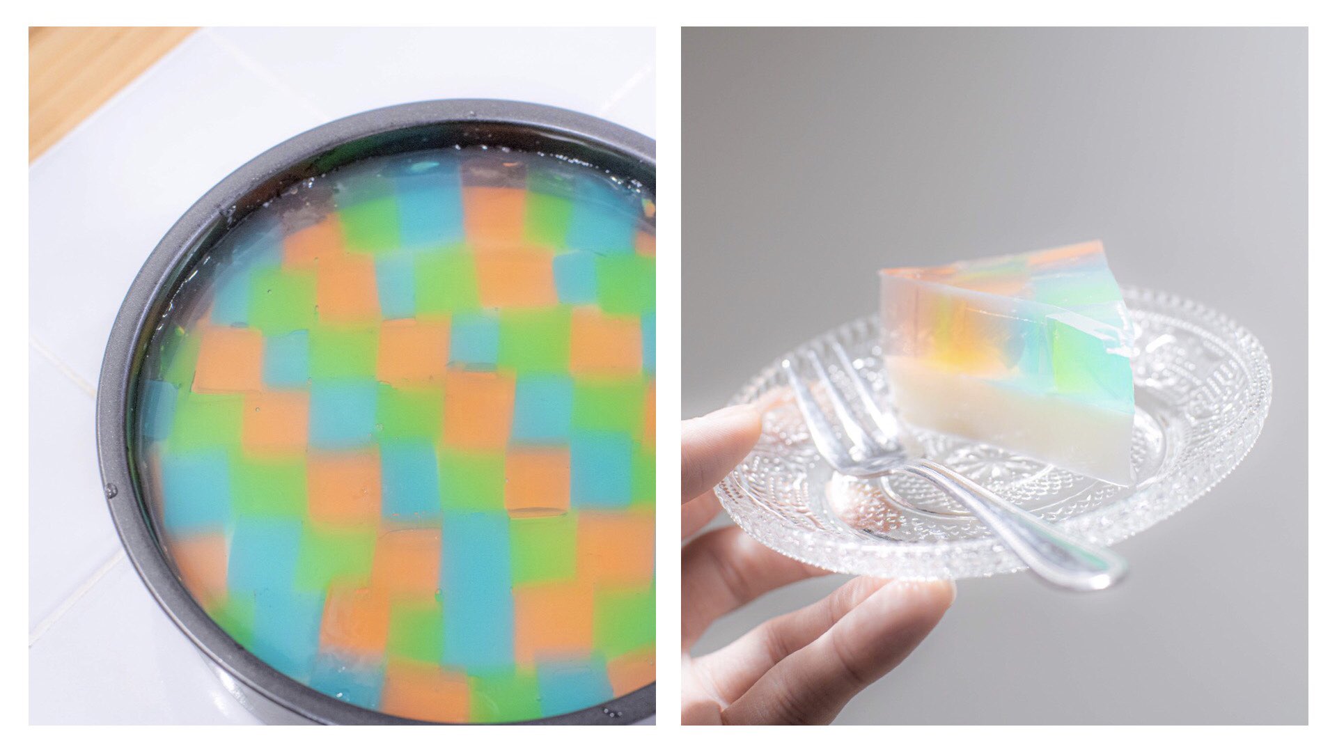 ▲虹彩水晶凍做法簡單。（圖／授權自Twitter @tsunekawa_）