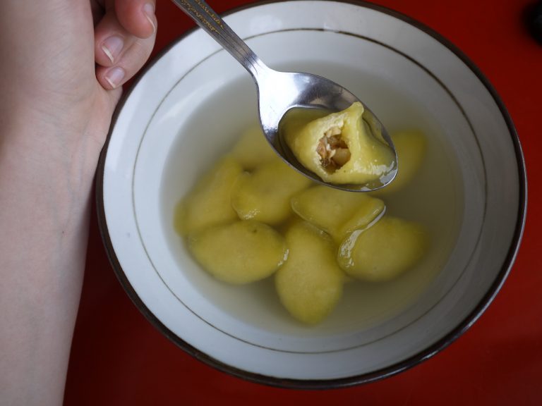 ▲黃金餃｜Sweet potato dumplings (Courtesy of @i.am.olafood:Instagram）