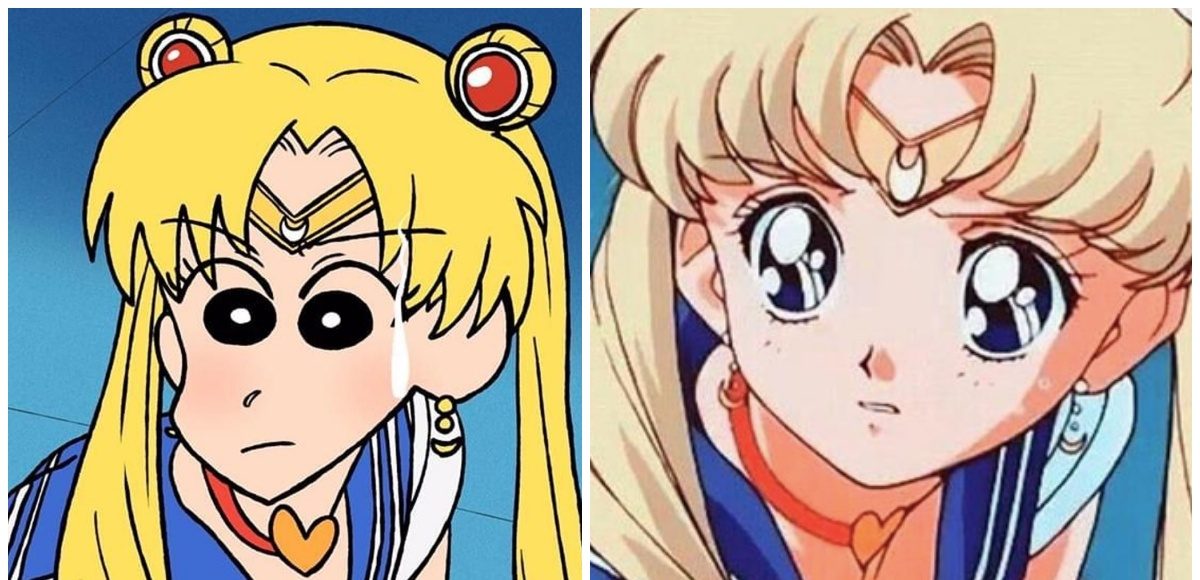 ▲全球掀起美少女戰士畫畫挑戰。（圖／翻攝自推特@chiban3rd）