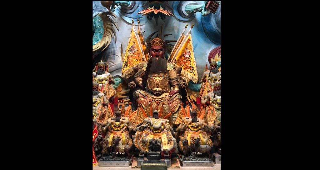 水林龍寶殿主祀項羽。（圖／翻攝自水林龍寶殿臉書專頁）