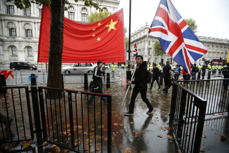 ▲有英國媒體指出,若北京威權擴張路線仍不變,英國政府不排除在