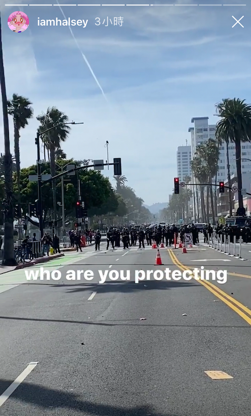 ▲海爾希上街示威遊行,竟被武裝警察丟催淚彈以及遭橡膠彈射擊。(圖/翻攝海爾希IG)