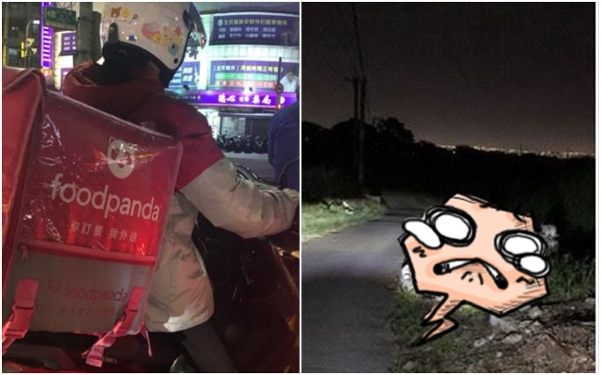 ▲有外送員在深夜送餐時，發現目的地相當詭異。示意圖，圖中人物非當事人。（圖／NOWnews資料照片／爆怨公社）