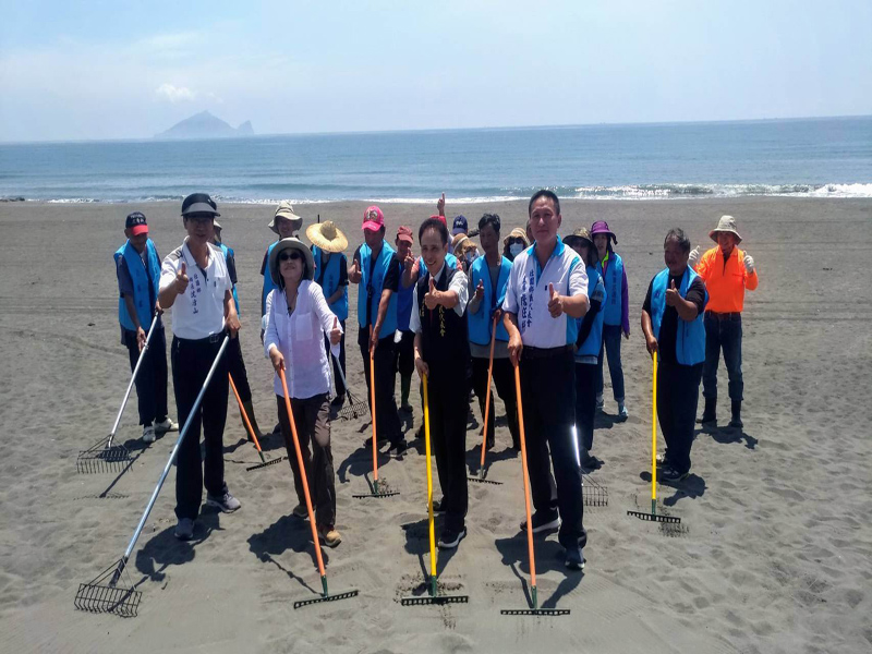▲東北角暨宜蘭海岸國家風景區管理處與壯圍鄉公所共同成立海灘巡護隊。（圖／記者李清貴攝,2020.06.01)