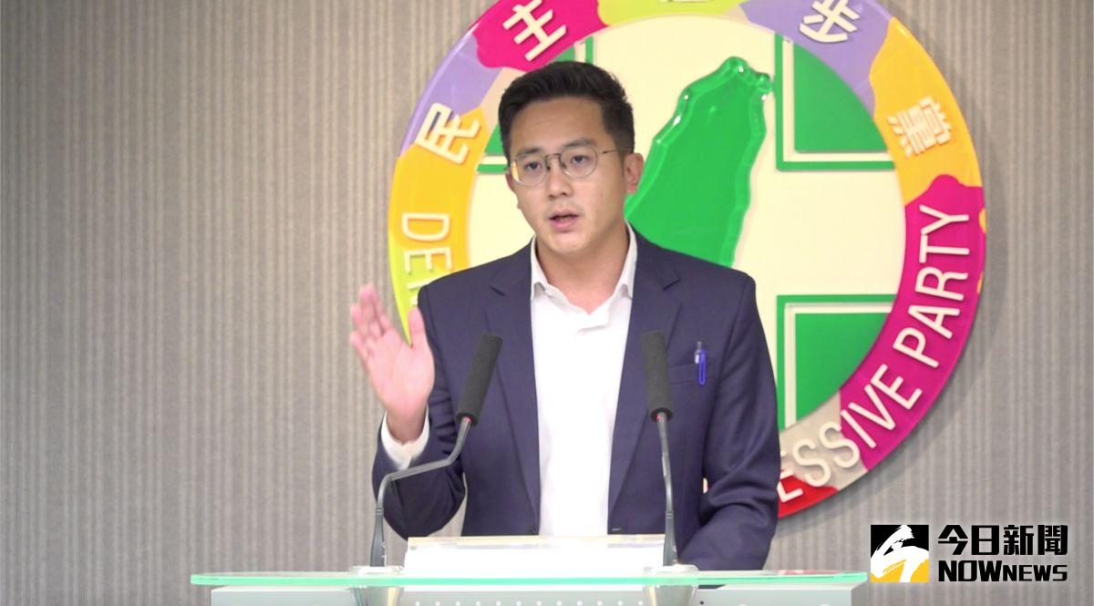 ▲民進黨發言人廖泰祥。（圖／記者葉政勳攝）