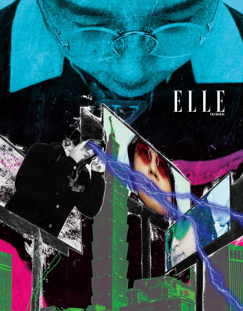 ▲風格大膽的一系列唐鳳專訪照片,在網路上引發網友熱議。(圖/《ELLE》雜誌提供)