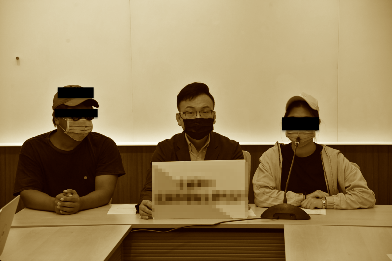 ▲竹市國中生家屬找上立委鄭正鈐陳情，指孩子在某國中就讀時遭到學長霸凌。（圖由鄭正鈐國會辦公室提供，109.6.3）