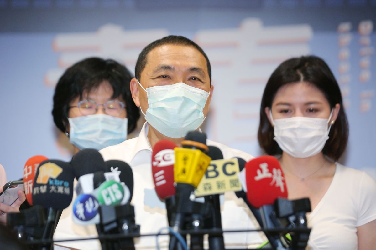 ▲侯友宜回應，他還是強調韓市長努力把市政做好，這才是最根本。（圖／記者宋原彰攝，2020.06.04）