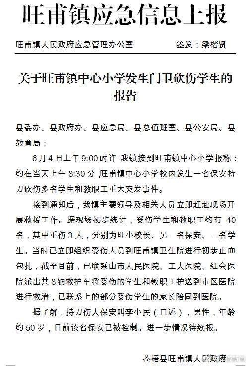 ▲廣西蒼梧縣旺甫鎮政府發布的公告。(圖/翻攝自微博)