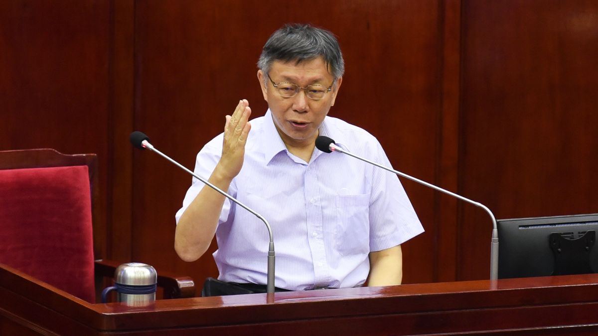 ▲台北市長柯文哲。（圖／記者陳明安攝）