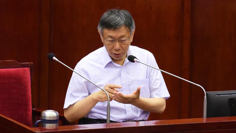 ▲台北市長柯文哲。(圖/記者陳明安攝,2020.6.4)