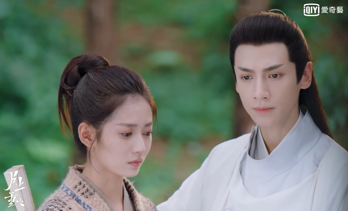 ▲羅雲熙（右）瀟灑拯救陳鈺琪。（圖 / 愛奇藝台灣站提供）