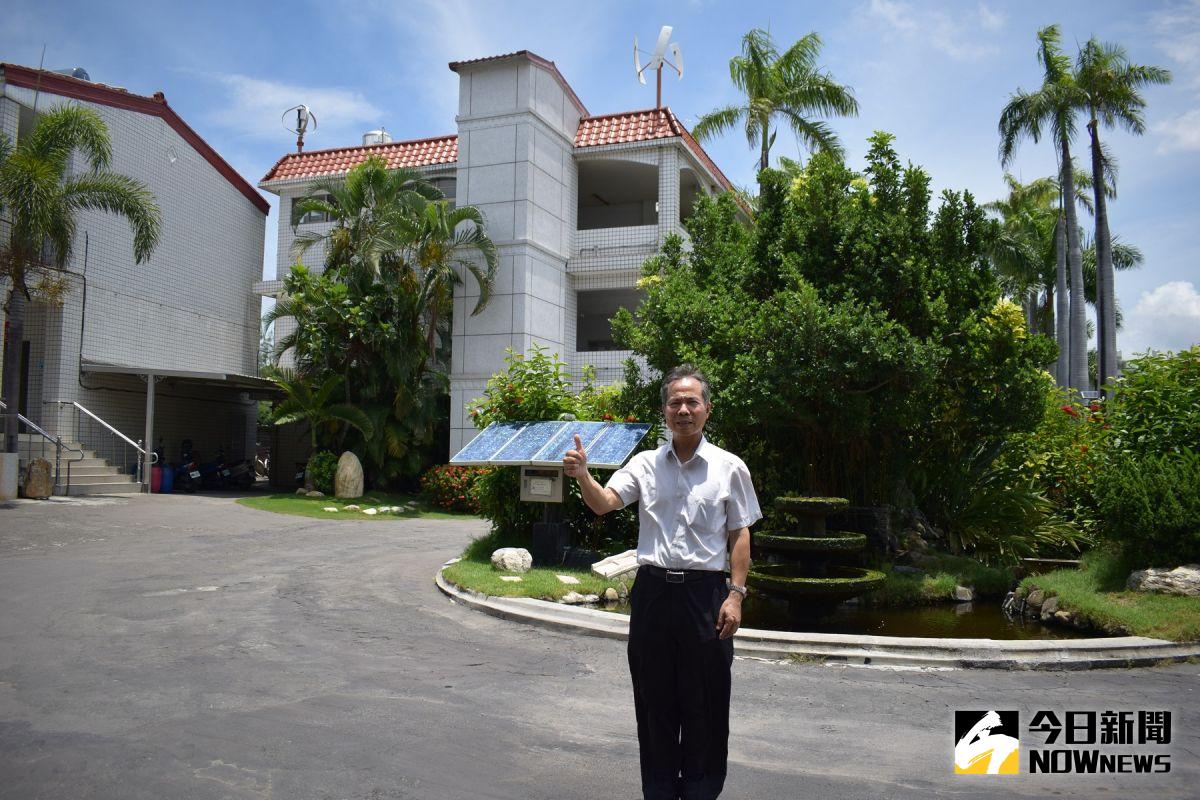 ▲
巨人高中推廣節能減碳以及無落葉校園，相當具有特色。。（圖／記者洪佳伶攝,2020.06.05）