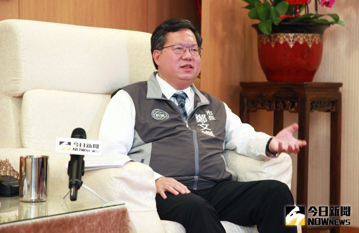 ▲鄭文燦說，如果在未來的執政能力上，能夠不斷地展現出他的績效，當然就會成為「好的選項」。（圖／記者李春台攝）