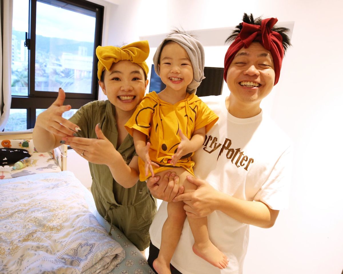 ▲蔡阿嘎（左起）、蔡桃貴和二伯感情甜蜜。（圖／翻攝蔡阿嘎臉書）