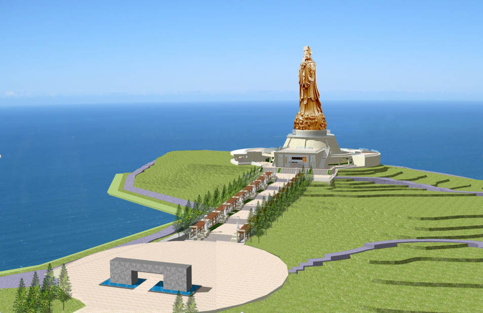 ▲針對澎湖大倉媽祖文化園區的續建案，澎湖縣政府5日表示政風處已委託兩家民調公司，將從6月8日起至6月12日進行全縣的民調作業。（圖／澎湖縣政府提供）