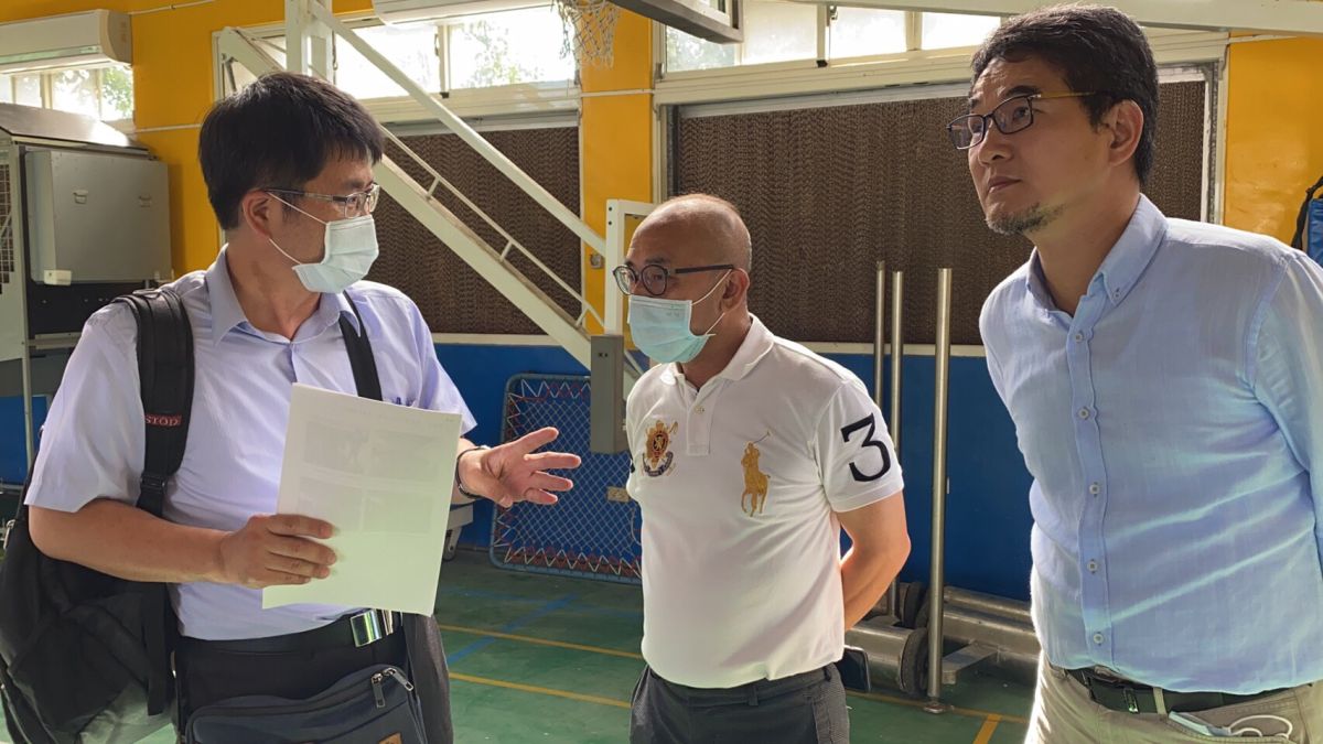 ▲立委劉建國今邀教育部等相關部會實地勘察。（圖／記者蘇榮泉攝，2020.06.05）