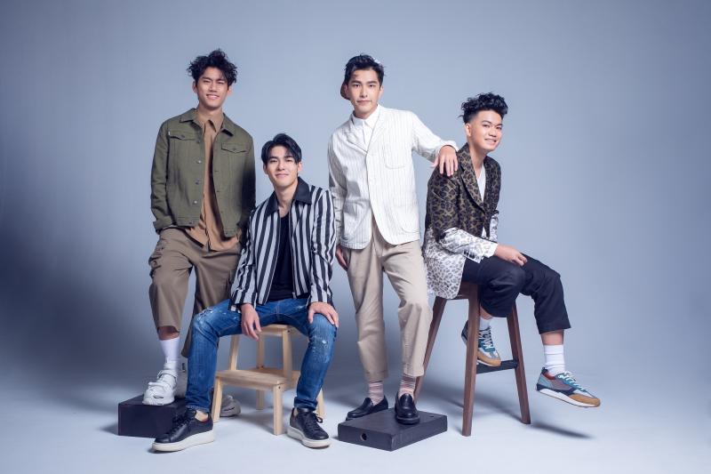▲(左起)朱軒洋、陳昊森、曾敬驊、劉子銓,外型和表演都具有明星特質與潛力。(圖/台北電影節)