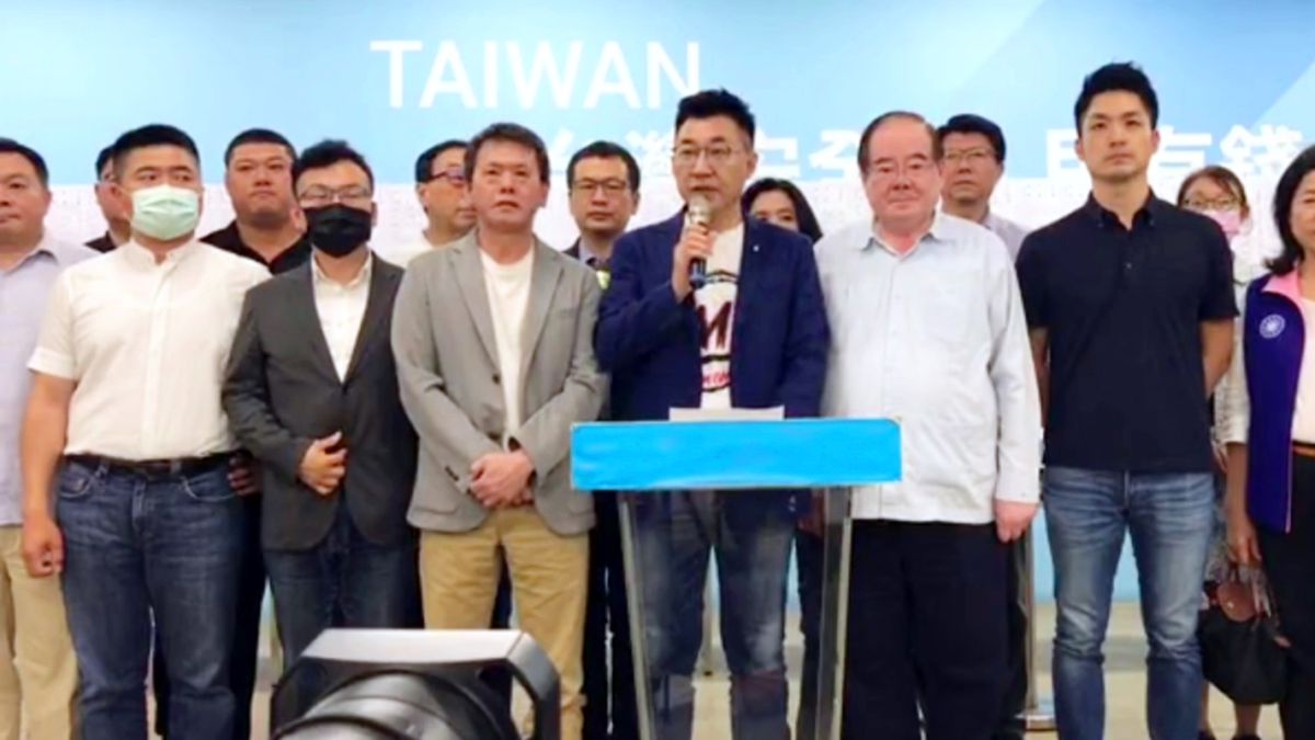 ▲國民黨主席江啟臣明（17）早10點將登記參選，正式請假備戰黨主席選舉。（資料照 / 國民黨高雄市黨部提供）