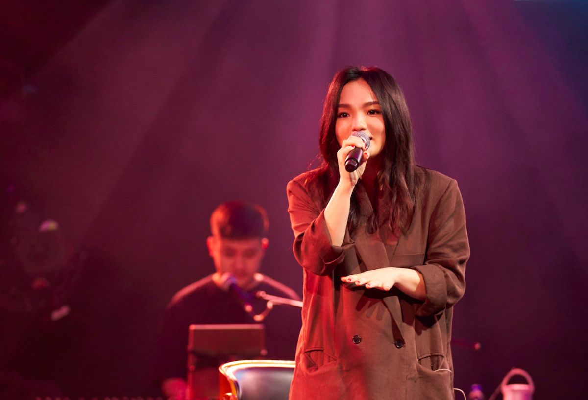 ▲徐佳瑩舉辦「放聲去熱愛」超現場音樂會。（圖／ 騰訊音樂娛樂、TME live 提供）