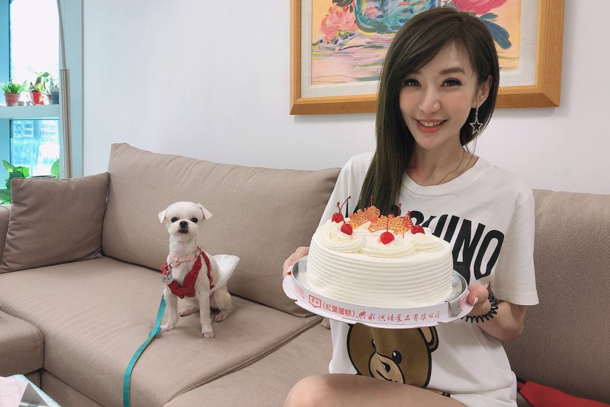 ▲羅巧倫度過38歲生日。（圖 / 民視提供）