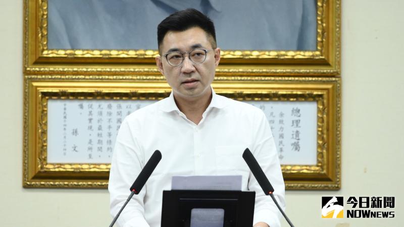 ▲對於綠營市議員、網軍嘲弄許崑源輕生,國民黨主席江啟臣怒批「人死了還要黑嗎?」(圖/記者林柏年攝.2020.056.08)