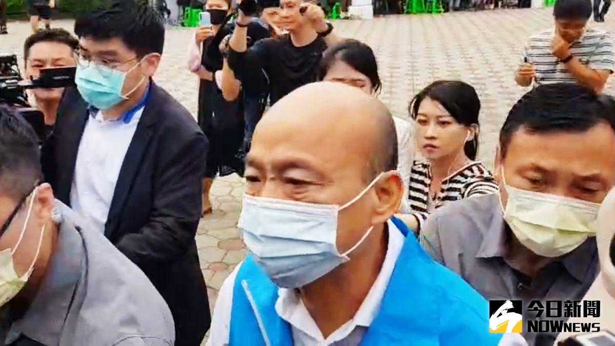 ▲前高雄市長韓國瑜12日感嘆，今天誰還記得國父孫中山？誰還明白五權分立的真諦？( 圖／記者郭俊暉攝 )