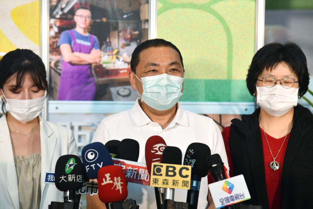 ▲侯友宜強調，他目前只盡全力做好新北市長，不在意外面政治的紛紛擾擾。（圖／記者宋原彰攝，2020.06.08）