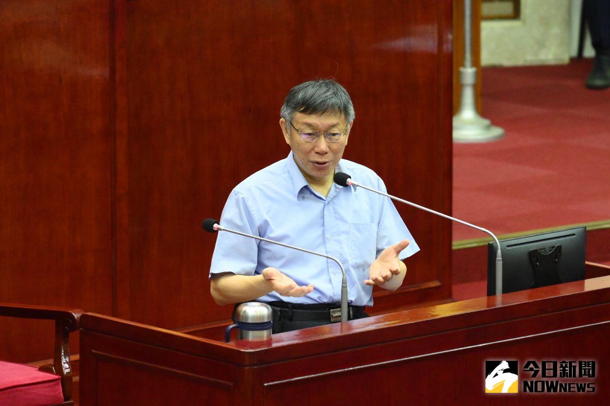▲台北市長柯文哲至台北市議會備詢
。（圖／記者林柏年攝，2020.06.08）