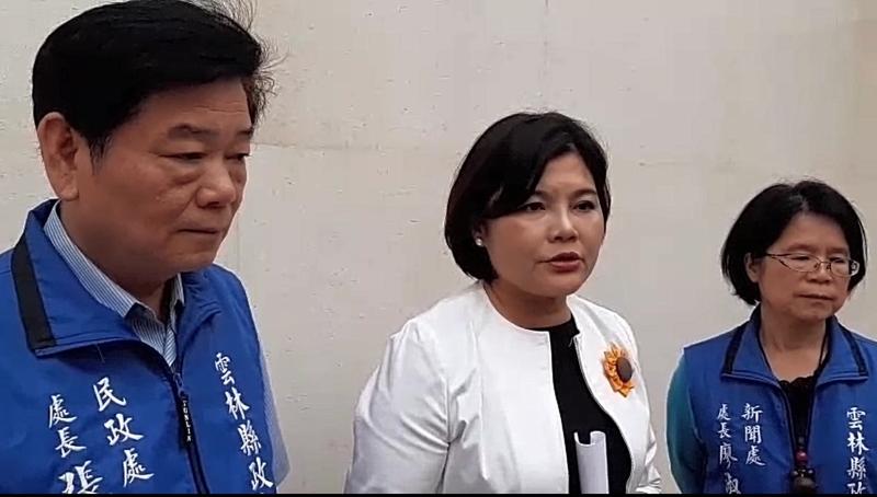 ▲縣長張麗善與西螺福興宮提出相關配套措施。(圖/記者蘇榮泉攝,2020.06.08)