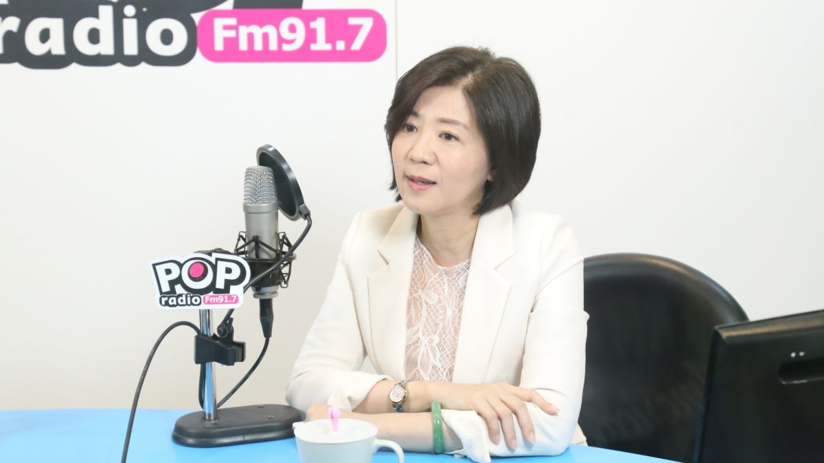 ▲國民黨文傳會主委王育敏。（圖/POP電台提供）