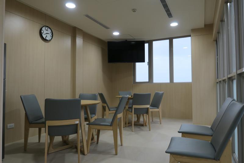 ▲國訓中心新宿舍,交誼廳(圖/國訓中心提供)