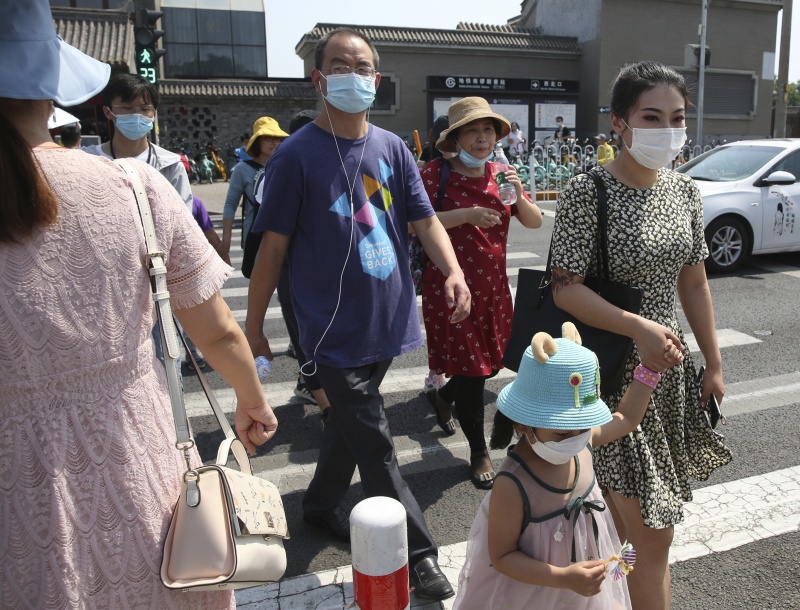 ▲隨著新冠肺炎疫情似有減緩，中國大陸多地都已解封。圖為近日北京。（圖／美聯社／達志影像）