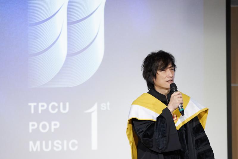 ▲薛忠銘擔任台北城市科技大學流行音樂系的系主任。(圖/城市科大提供)