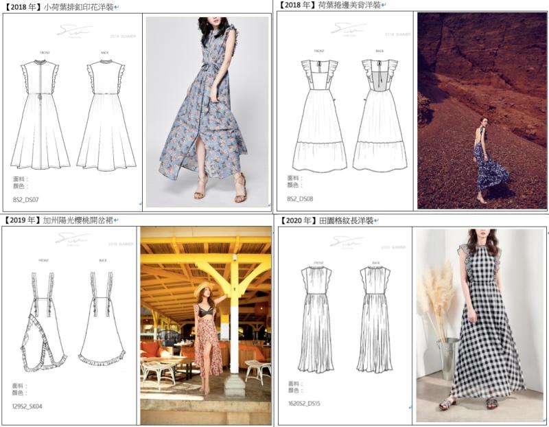 ▲隋棠服飾品牌提出設計原稿。(圖/SUITANGTANG)