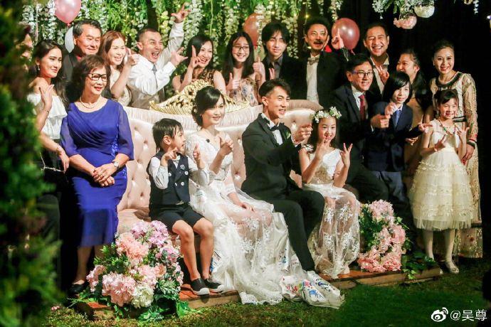 ▲吳尊婚禮畫面曝光。(圖/吳尊微博)