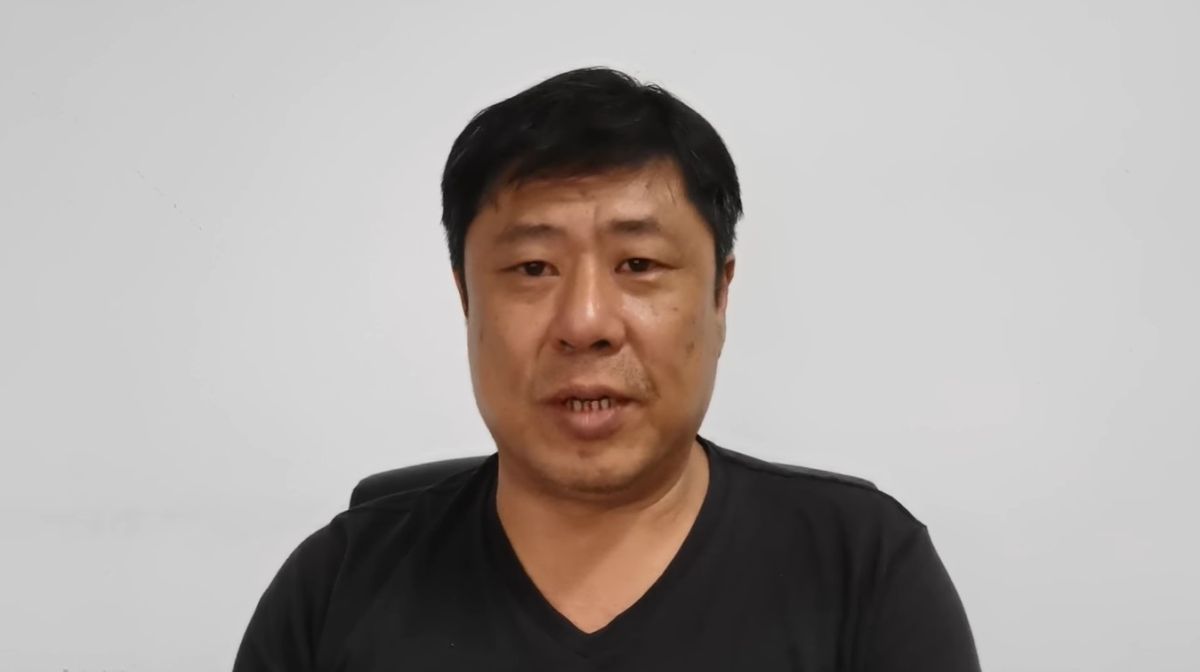 ▲挺韓大將杏仁哥昨直播宣布不參加周六集會，深夜更發文支持蔡英文。（圖／翻攝自杏仁哥臉書）