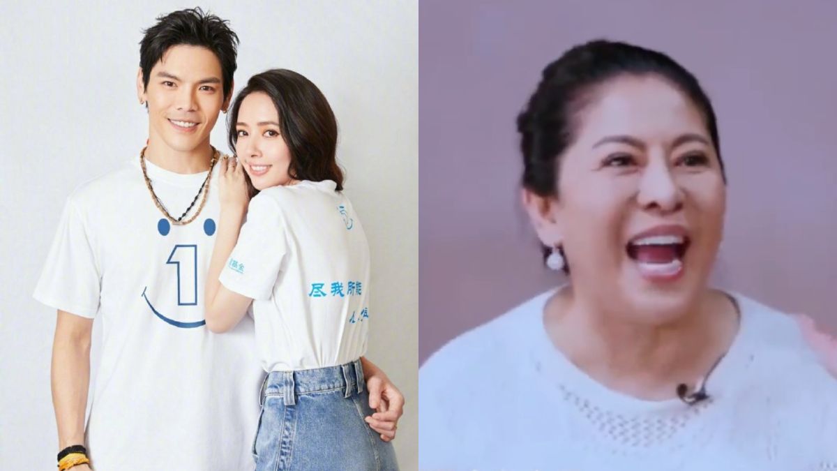 ▲郭碧婷（左圖右）抱怨被身邊人消費，準婆婆陳嵐（右圖）發聲送暖。（圖／星娛醬微博、向佐吧官微）