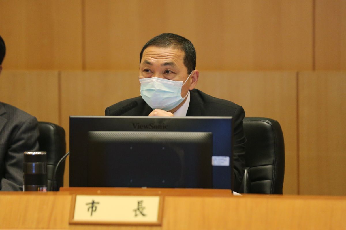 ▲侯友宜表示，韓國瑜說過要沈澱一下，如果有機會再為社會國家做事，大家就一起加油。（圖／記者宋原彰攝，2020.06.10）