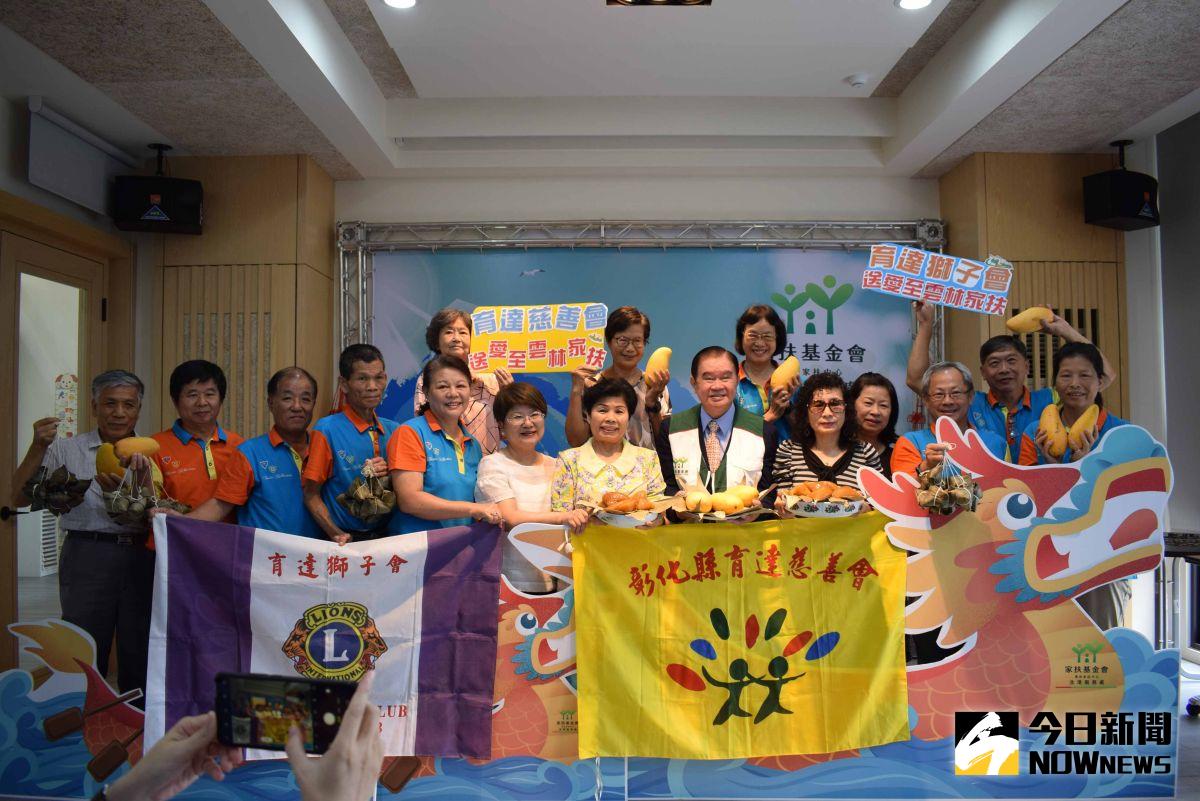 ▲端午節前夕，育達帶來端節祝福與鼓勵，陪伴雲林家扶親子陸上龍舟慶端午。（圖／記者洪佳伶攝,2020.06.10）