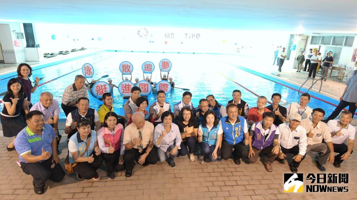 ▲溪湖鎮媽厝國小陸海空教育工程全面啟動，縣長王惠美希望彰化學子都能更樂於學習、快樂成長。（圖／記者陳雅芳攝，2020.06.10）