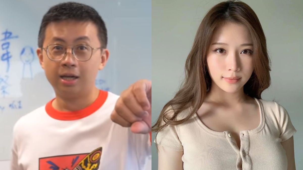 ▲呱吉（左圖）拍攝「屁股斷筷」影片，雞排妹看完後回應了！（圖／呱吉、雞排妹臉書）