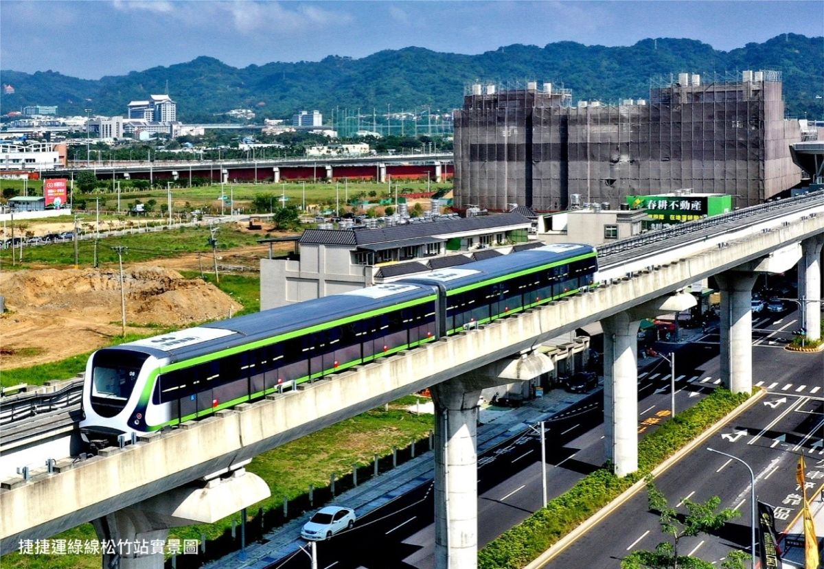 ▲台中綠線捷運。（圖/中捷提供）