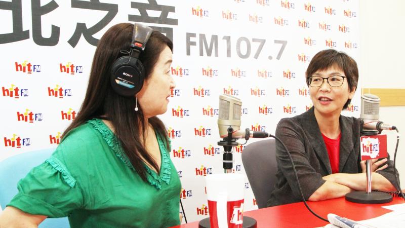 ▲資深媒體人周玉蔻、民眾黨不分區立委蔡壁如。(圖/hit FM提供)