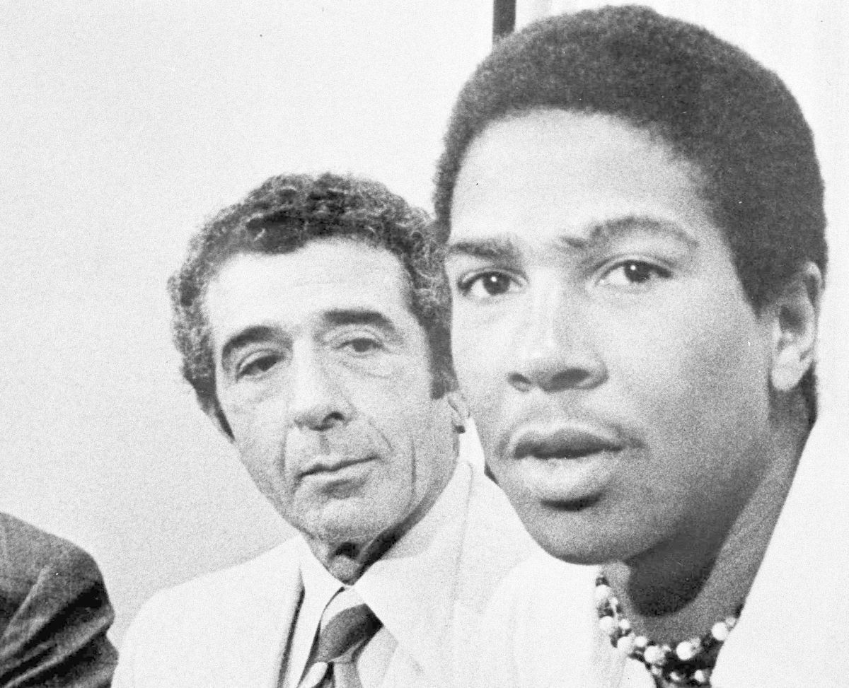 ▲波特蘭拓荒者創辦人Harry Glickman(左)（圖／美聯社／達志影像）