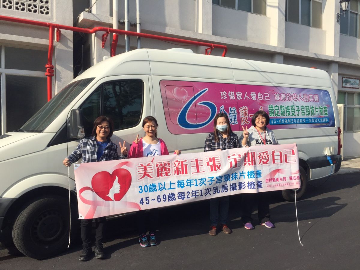▲金門縣乳房x光攝影檢查及子宮頸抹片檢查活動將於6月29日開跑。(圖/金門縣衛生局提供)