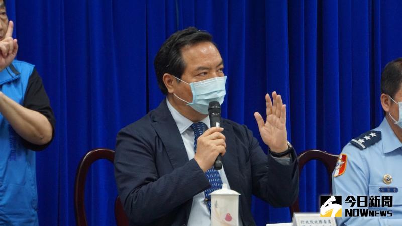 ▲政務委員羅秉成總結敦睦艦隊染疫原因。(圖/記者呂炯昌攝.2020.06.12)